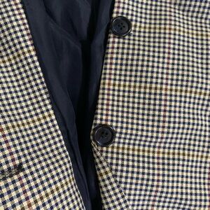 Classic Checkered Blazer